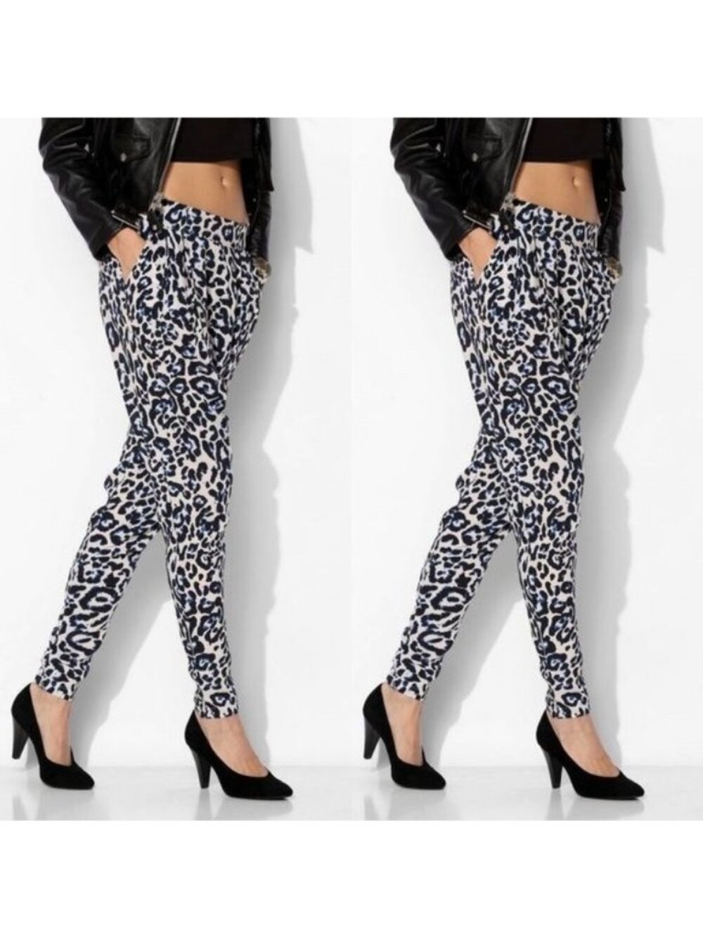 Just Female ASOS UO Cheetah Leopard Harem Drop Pants